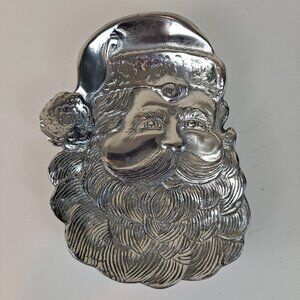 Home For The Holidays Christmas Santa Candy Dish In Original Box Vintage EUC